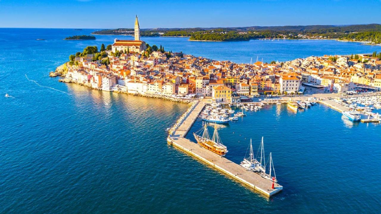 Clorinda Sea View Free Parking Apartment Rovinj Ngoại thất bức ảnh